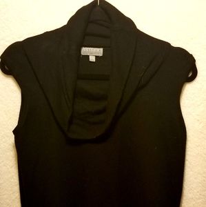 JOSEPH A cowl neck sleeveless sweater